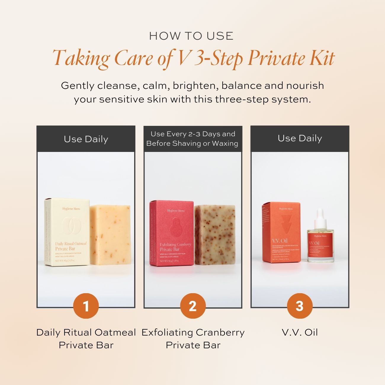 Taking Care of V 3-Step Private Kit